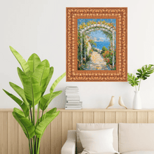 Load image into Gallery viewer, Ornate Wide Antique Gold Picture Frame 