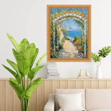 Load image into Gallery viewer, Slim Classic Florar Beaded Gold Picture Frame 