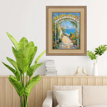 Load image into Gallery viewer, Wide Antique Silver Gold Wash Picture Frame 