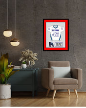 Load image into Gallery viewer, High School Lacrosse Senior Award Night Gift Idea - Jersey Frame Print