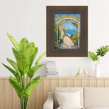 Load image into Gallery viewer, Wide Gold Black Flat Panel Picture Frame 