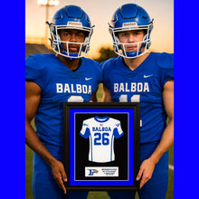 Load image into Gallery viewer, Football Jersey Frame High School Senior Night