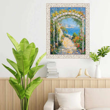 Load image into Gallery viewer, Vintage Ornate White Wash Picture Frame