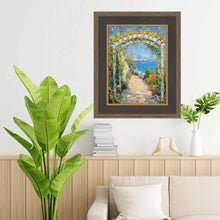 Load image into Gallery viewer, Wide Black Antique Gold Picture Frame 