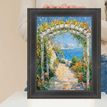 Load image into Gallery viewer, Black Hammered Flat Picture Frame 