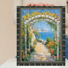 Load image into Gallery viewer, Boho Black Bamboo Wood Picture Frame