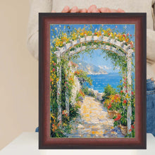 Load image into Gallery viewer, 11x14 Frame Diploma Mahogany With Gold Line Picture Frame