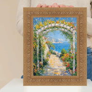 Wide Sistine Chapel Gold Italian Picture Frame