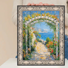 Load image into Gallery viewer, 16x20 Frame Vintage Antique Alabaster White Wash Picture Frame