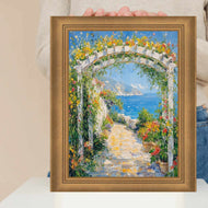 Traditional Aged Gold Scoop Picture Frame