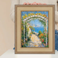 16x20 Frame Wide Antique Silver Gold Wash Picture Frame