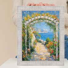 Load image into Gallery viewer, Rustic Wood White Wash Picture Frame 