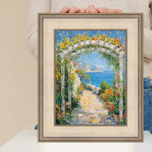 Load image into Gallery viewer, Wide Silver Leaf Flat Panel Picture Frame 
