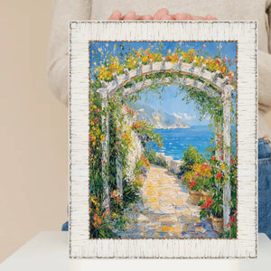 16x20 Frame White Birch Wood Scoop Picture Frame