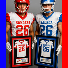 Load image into Gallery viewer, Football Jersey Frame High School Senior Night