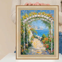 Load image into Gallery viewer, Gold Brushed Modern  Contemporary  Scoop Picture Frame 