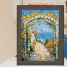 Load image into Gallery viewer, Weathered Black Wooden Grain Picture Frame 