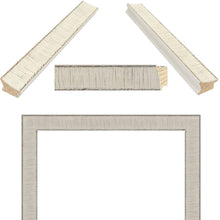 Load image into Gallery viewer, White Birch Wood Scoop Picture Frame 