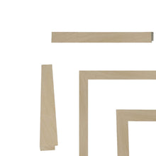 Load image into Gallery viewer, Natural Maple Wood Flat Picture Frame 