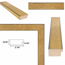 Load image into Gallery viewer, Wide Antique Gold Copper Bronze Picture Frame