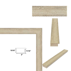 Drift Barnwood White Wash Rustic Picture Frame 