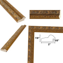Load image into Gallery viewer, Victorian Antique Gold Orante Picture Frame 
