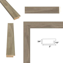 Load image into Gallery viewer, Grey White Wash Grain Barnwood Picture Frame 