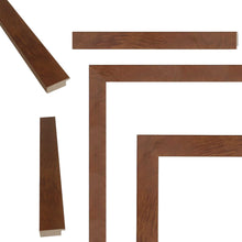 Load image into Gallery viewer, Brown Coffee Burl Wood Flat Picture Frame 