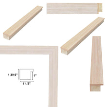Load image into Gallery viewer, Weathered White Wash Wood Grain Picture Frame 