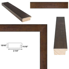 Load image into Gallery viewer, Wide Antique Gold Bronze Flat Picture Frame