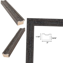 Load image into Gallery viewer, 16x20 Frame Slim Bright Chrome Silver Pebbled Texture Picture Frame