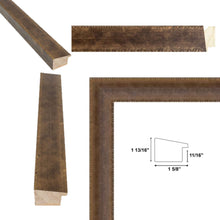 Load image into Gallery viewer, Rust Patina Bronze Gold Black Picture Frame 