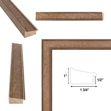 Load image into Gallery viewer, 16x20 Frame Modern Contemporary Mocha Cafe Bronze Flat Picture Frame