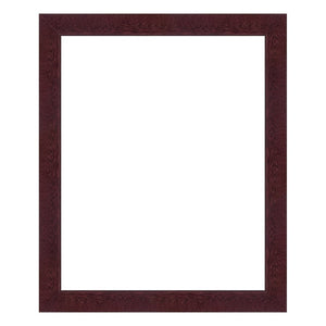 Mahogany Wood Picture Frame - Flat Modern Framing