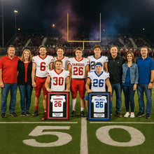 Load image into Gallery viewer, Football Jersey Frame High School Senior Night