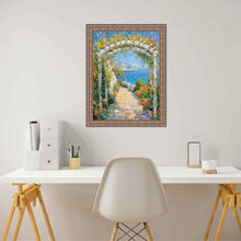 Load image into Gallery viewer, 16x20 Frame Aged Antique Silver With Bead Picture Frame-D6661
