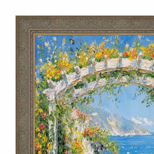 Load image into Gallery viewer, Aged Silver Ornate Shadow Box Picture Frame Home Office