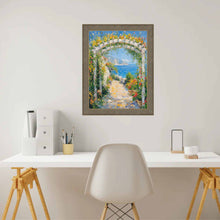 Load image into Gallery viewer, 11x14 Frame Aged Silver Ornate Shadow Box Picture Frame
