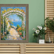Load image into Gallery viewer, 11x14 Frame Aged Silver Ornate Shadow Box Picture Frame