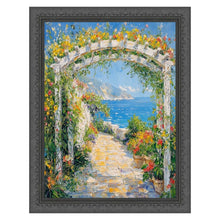 Load image into Gallery viewer, 11x14 Frame Antique Black Wood Ornate Picture Frame