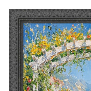 11x14 Frame Antique Black Wood Ornate Picture Frame