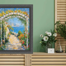 Load image into Gallery viewer, 11x14 Frame Antique Black Wood Ornate Picture Frame