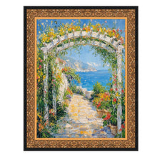 Load image into Gallery viewer, 16x20 Frame Antique Floral Gold With Black Lip Picture Frame