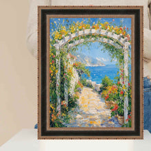 Load image into Gallery viewer, 16x20 Frame Antique Gold Black Leather Picture Frame