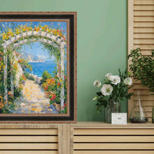 Load image into Gallery viewer, 16x20 Frame Antique Gold Black Leather Picture Frame