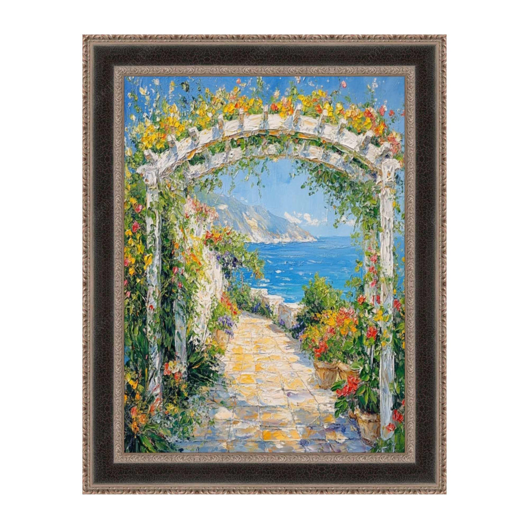 16x20 Frame Antique Silver Black Leather Picture Frame