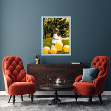 Load image into Gallery viewer, Baby Blue Picture Frame Modern Popular Custom Size Framing