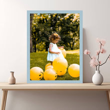 Load image into Gallery viewer, Baby Blue Picture Frame Modern Popular Custom Size Framing