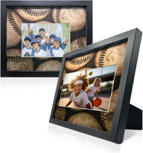 Load image into Gallery viewer, Softball Picture Frame Modern 5x7 Photo Display Frame 12x14.5