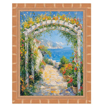 Load image into Gallery viewer, 11x14 Frame Boho Gold Bamboo Wood Picture Frame
